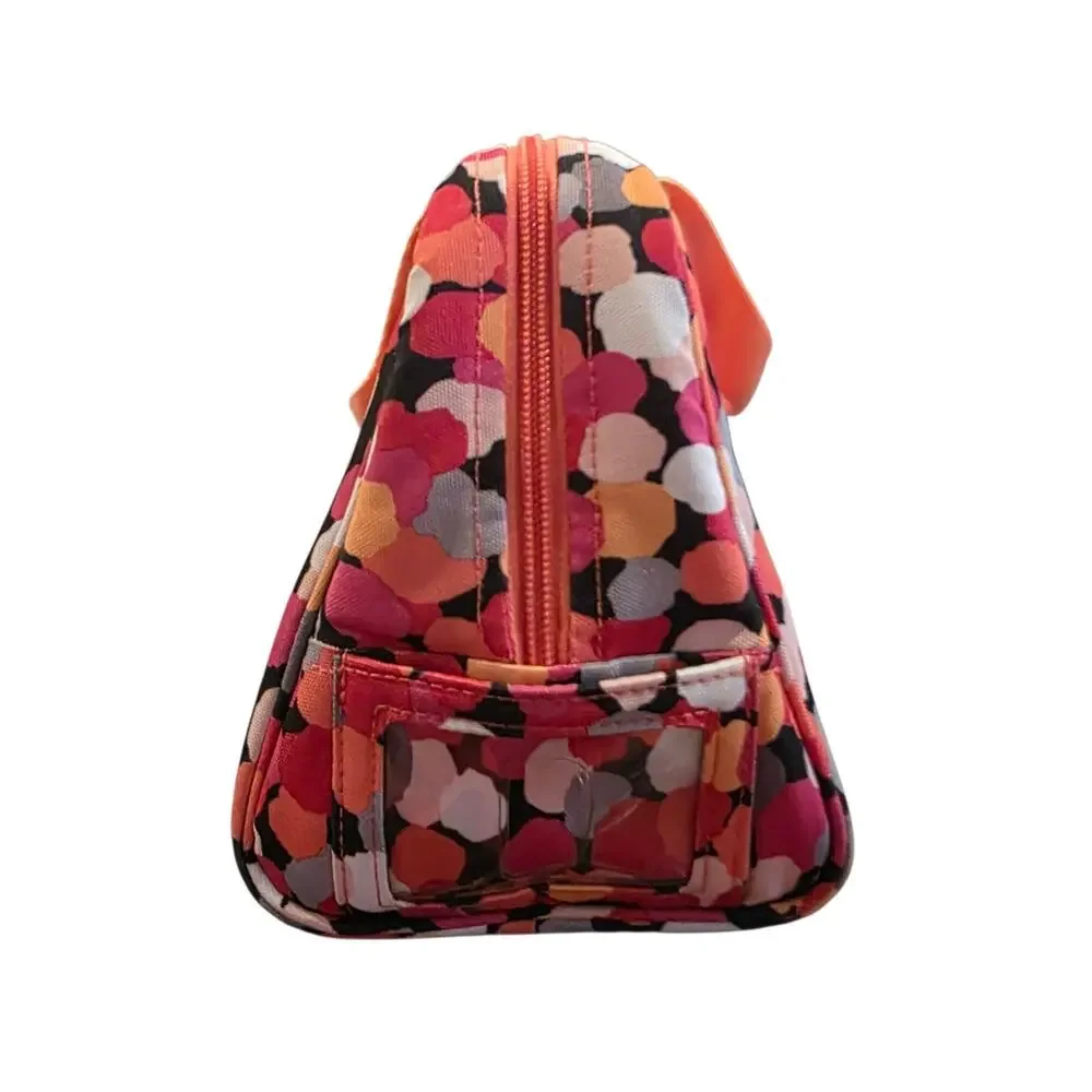 Vera Bradley Pixie Confetti Lunch Bunch Insulated Lunch Bag Orange Pink Retired